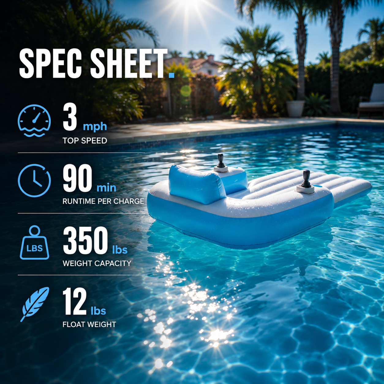 Motorisierter Pool Lounger Pro